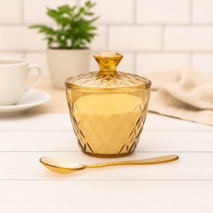 Açucareiro com Colher Glamour 330ml