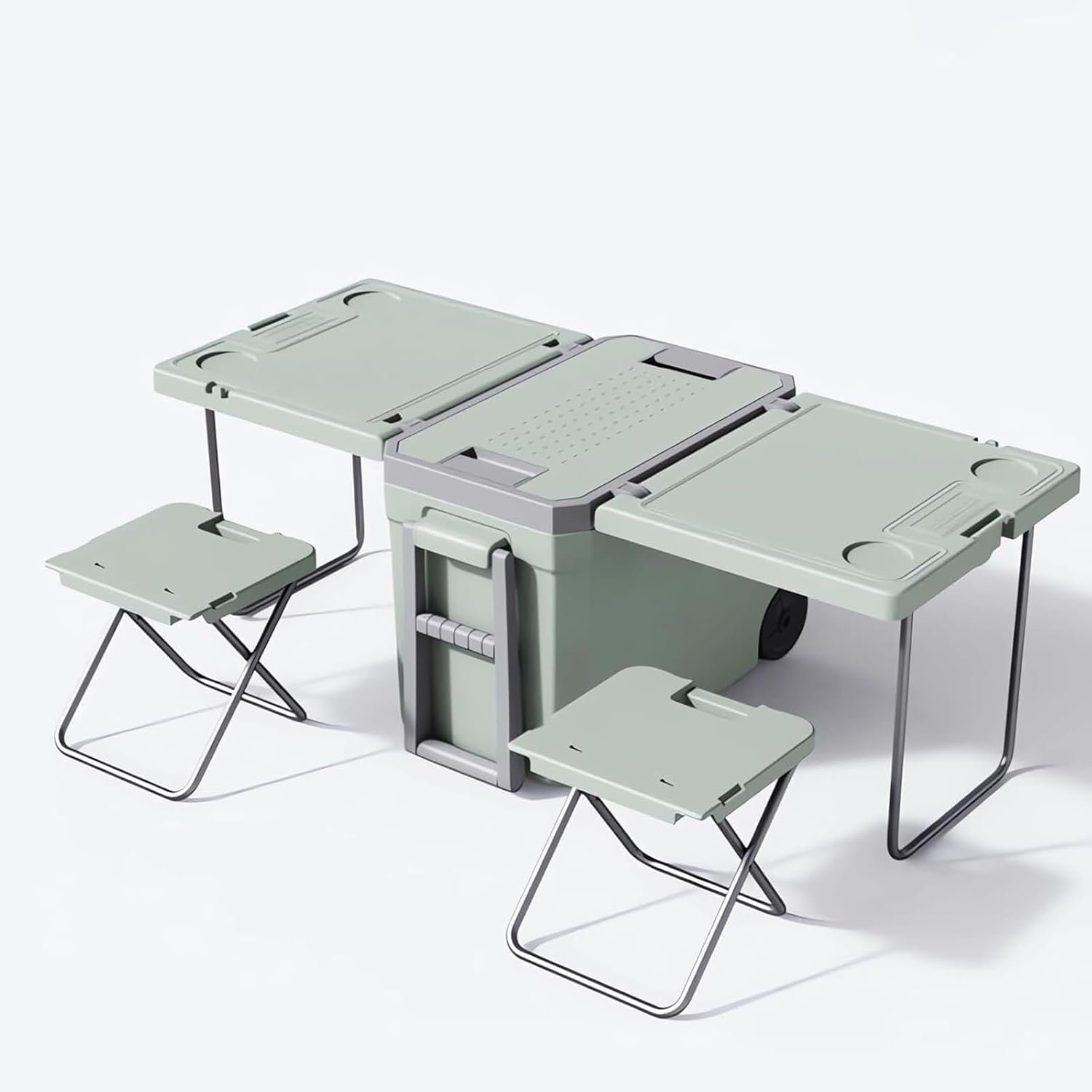 Caixa Térmica 32L, Rodinhas, Fechamento Hermético e Recipiente Interno Removível - Cooler para Bebidas - Imagem 3