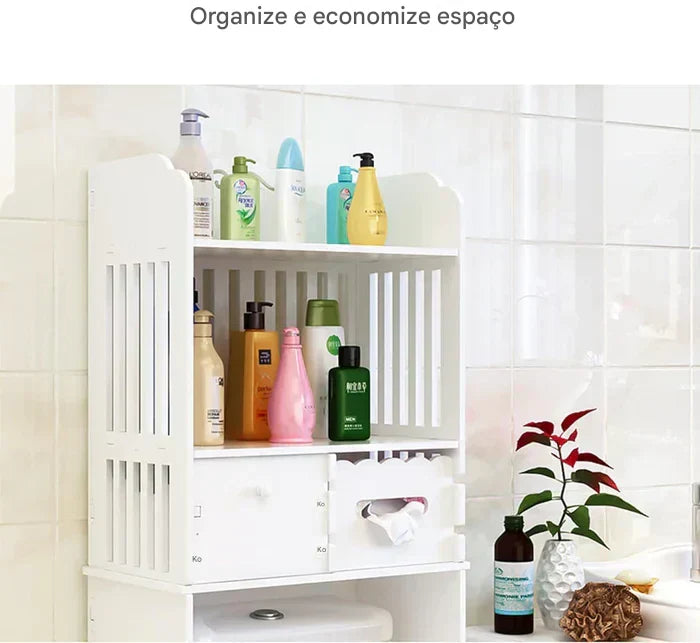 Armário de Armazenamento Sobre o Vaso - Imagem 4