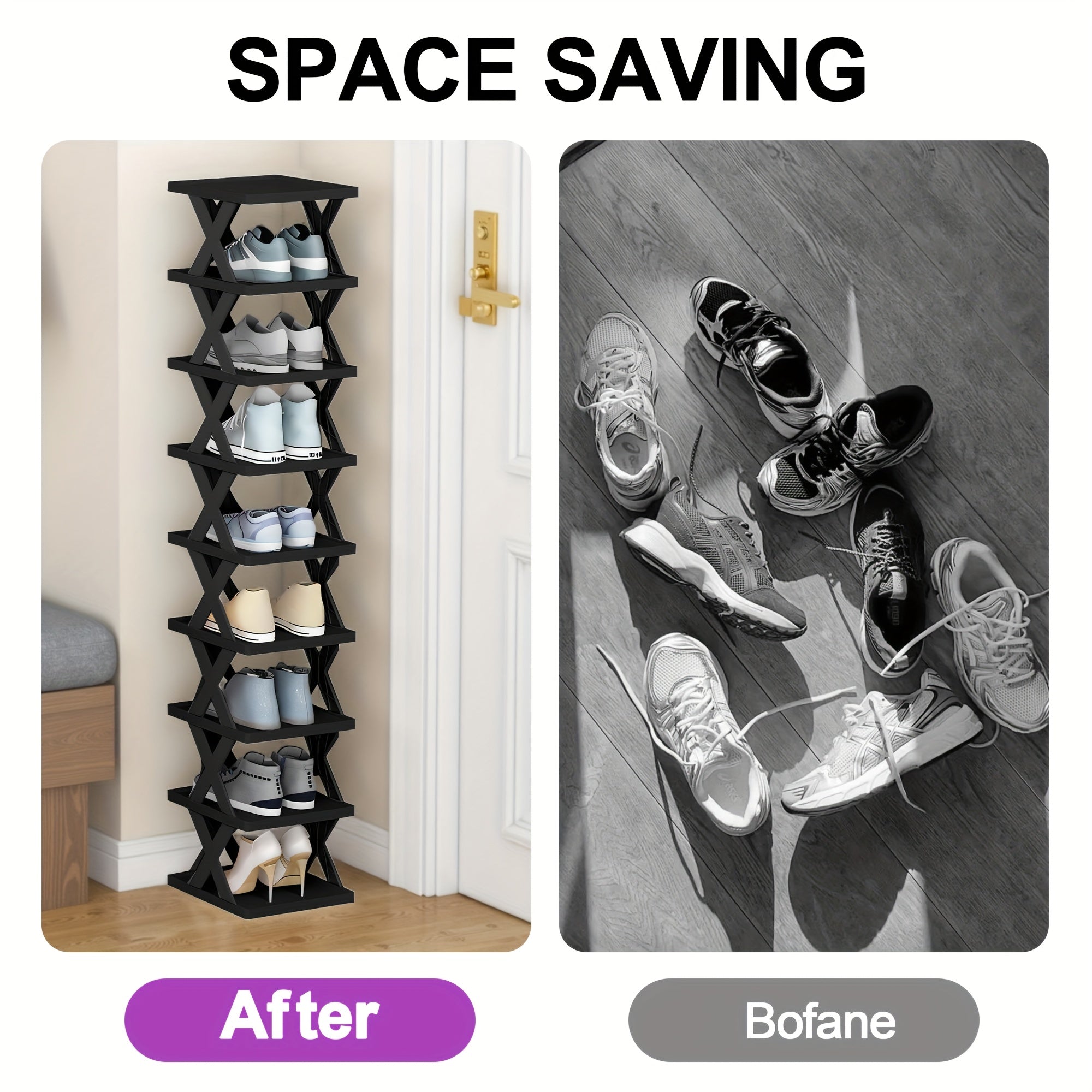 Organizador Vertical de Sapatos com 96 Níveis – Economia Máxima de Espaço - Imagem 19