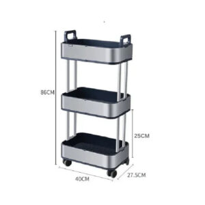 Organizador Móvel em Aço Inoxidável