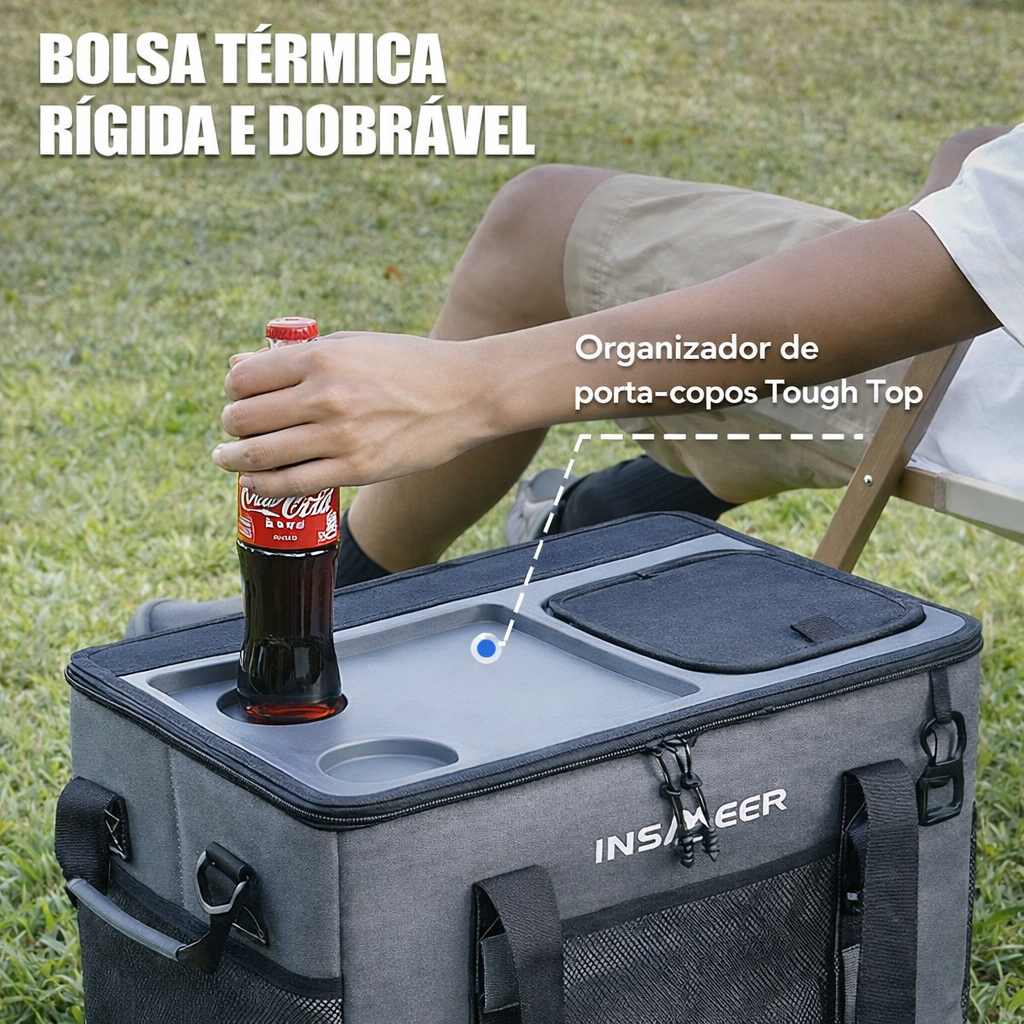 BOLSA TÉRMICA INSMEER DOBRÁVEL 40L - Imagem 5