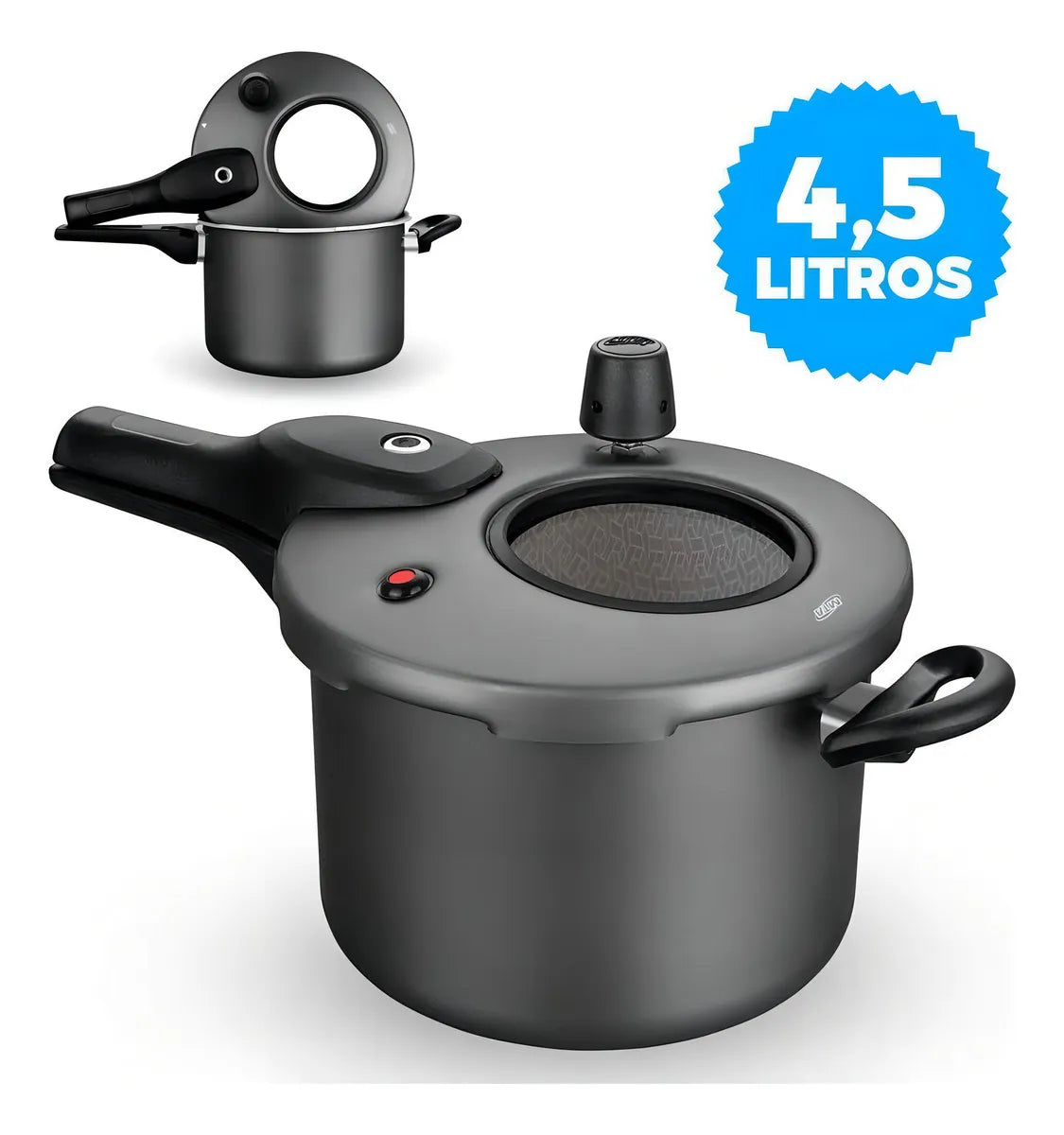Panela de Pressão antiaderente com Visor 4.5 L MTA - Imagem 10