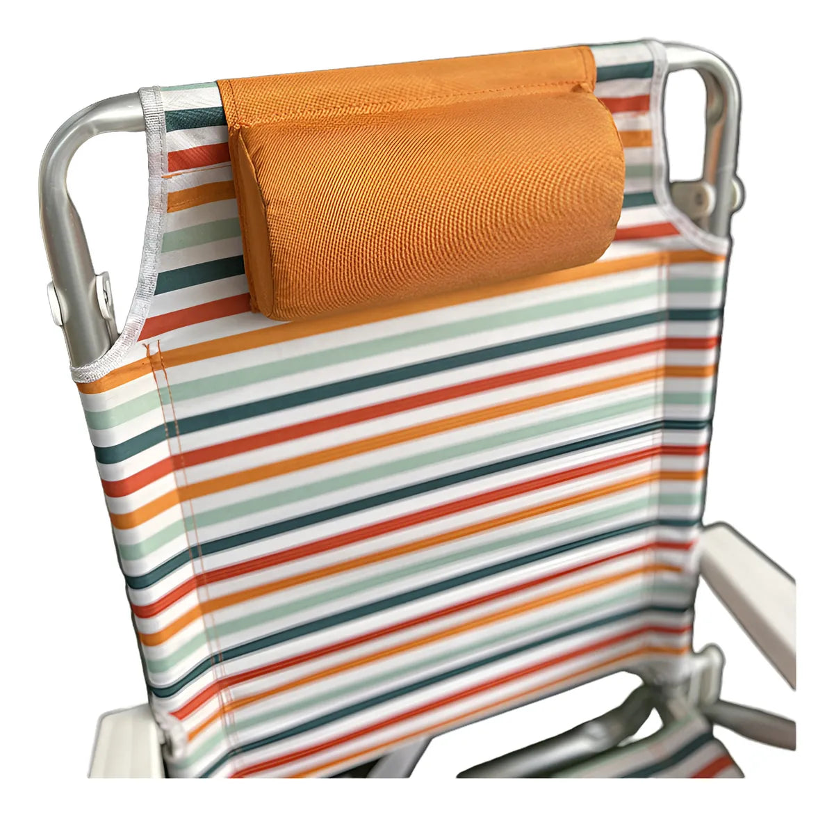 Cadeira Reclinável de Praia Alta Capri Camping Piscina - Imagem 17